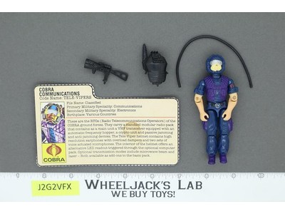 Tele-Vipers V1 100% Complete G.I. Joe 1985 Hasbro Vintage Action Figure