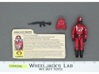 Crimson Guard V1 100% Complete G.I. Joe 1985 Hasbro Vintage Action Figure
