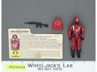 Crimson Guard V1 100% Complete G.I. Joe 1985 Hasbro Vintage Action Figure
