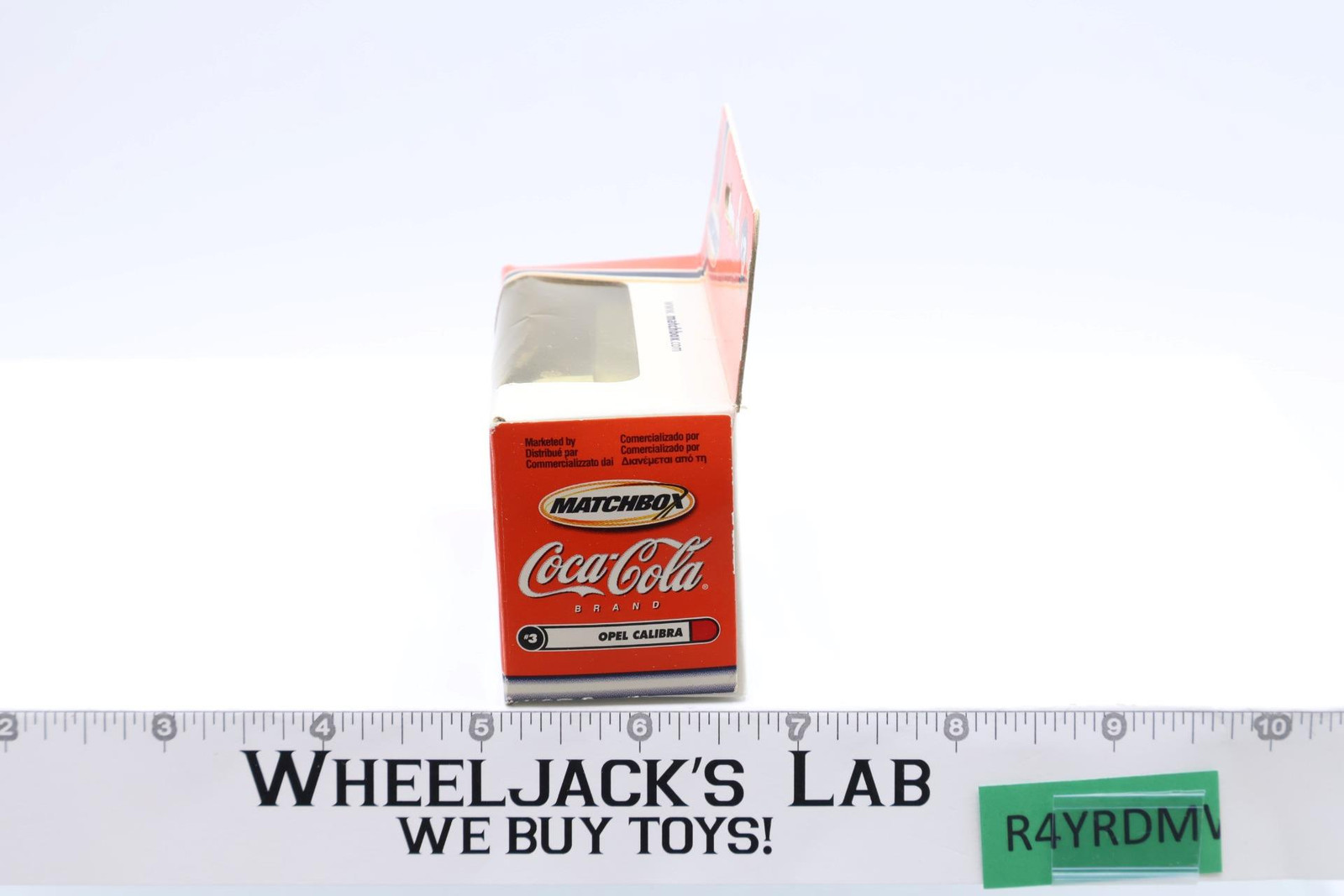 Opel Calibra 2000 Matchbox Coca-Cola #92356 White NEW MISB