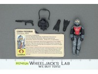 Cobra Frogman EELS G.I. Joe 1985 Hasbro Vintage Action Figure