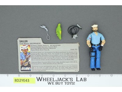Shipwreck V1 100% Complete G.I. Joe 1985 Hasbro Vintage Action Figure