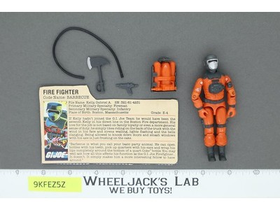 Barbecue V1 100% Complete G.I. Joe 1985 Hasbro Vintage Action Figure