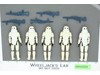 Lot of 5 Star Wars Hoth Snowtrooper Stormtroopers 1980s Kenner Action Figures