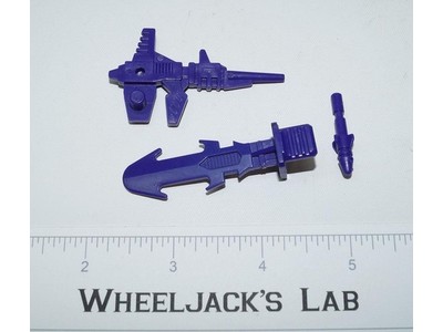 Blitzwing Sword + Gun + Missile Vintage G1 Transformers 1985 Action Figure