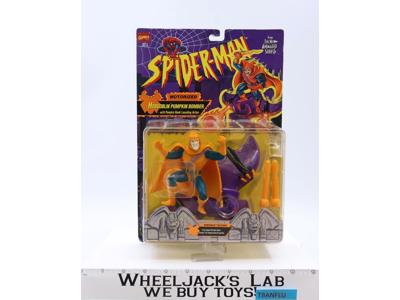 Motorized Hobgoblin Pumpkin bomber Spider-Man 1995 Toybiz Figure NEW MOSC SEALED