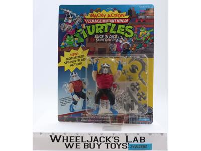Slice 'N Dice Shredder Motorized Wacky Action 1990 TMNT Playmates NEW SEALED