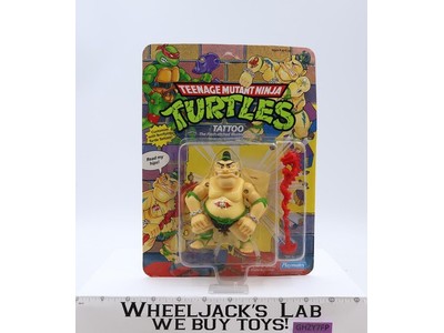 Tattoo Teenage Mutant Ninja Turtles TMNT 1991 Playmates Figure NEW MOSC SEALED