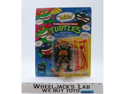 Talkin' Turtle Michaelangelo TMNT 1991 Playmates Vintage Figure NEW MOSC SEALED