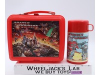 Transformers Plastic Lunchbox W/Thermos COMPLETE Aladdin 1986 Vintage
