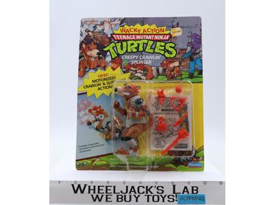 Creepy Crawlin' Splinter Wacky Action TMNT 1990 Playmates Toys Figure NEW SEALED