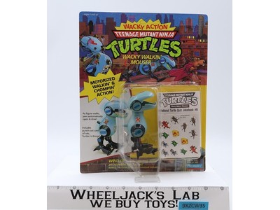Wacky Walkin' Mouser Wacky Action TMNT 1989 Playmates Figure NEW MOSC SEALED