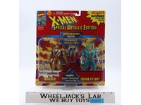 Maverick Wolverine & Trevor Fitzroy X-Men Special Metallic Edition Toybiz MOSC