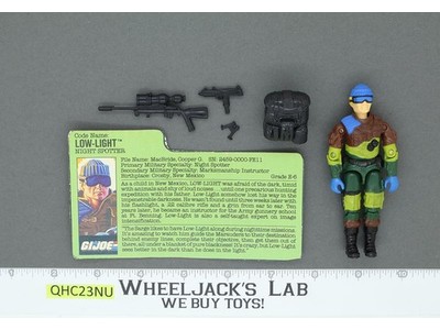 Low-Light V2 Slaughters Marauders Complete G.I. Joe 1989 Hasbro Vintage Figure