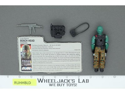 Beach Head V1 100% Complete G.I. Joe 1986 Hasbro Vintage Action Figure