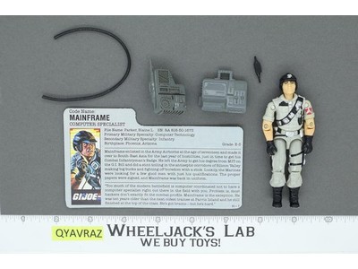 Mainframe V1 100% Complete G.I. Joe 1986 Hasbro Vintage Action Figure