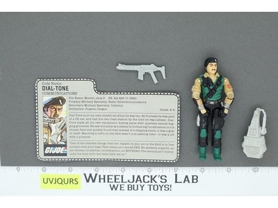 Dial-Tone V1 100% Complete G.I. Joe 1986 Hasbro Vintage Action Figure