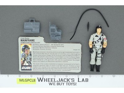 Mainframe V1 100% Complete G.I. Joe 1986 Hasbro Vintage Action Figure