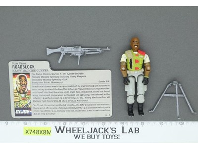 Roadblock V2 100% Complete G.I. Joe 1986 Hasbro Vintage Action Figure