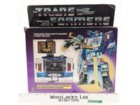 Soundwave & Buzzsaw 100% Complete W/Box & Insert 1984 Vintage G1 Transformers