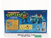 Cave Turtle Leo W/ Dingy Dino 100% Complete TMNT 1992 Playmates Action Figure