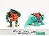 Cave Turtle Leo W/ Dingy Dino 100% Complete TMNT 1992 Playmates Action Figure