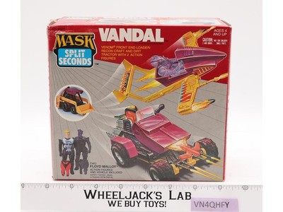 Vandal W/Floyd Mallory & Clone 100% Complete W/Box M.A.S.K. Kenner 1987 VIntage
