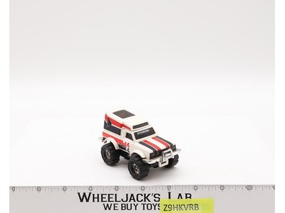 Schaper Stomper Datsun 4x4 WHITE Pickup w/ Camper 1980s Vtg WORKING