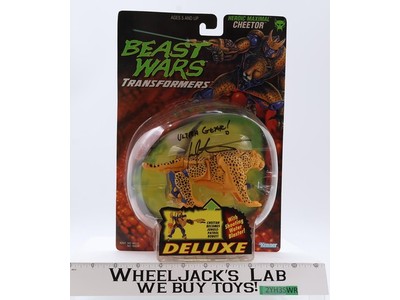Cheetor Ian Scott Corlett AUTOGRAPHED Transformers Beast Wars 1997 NEW