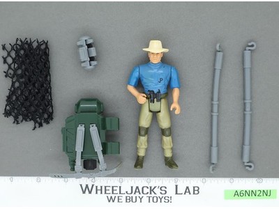 Dr. Alan Grant w/ Aeriel Net Jurassic Park 1993 Kenner Vintage Action Figure