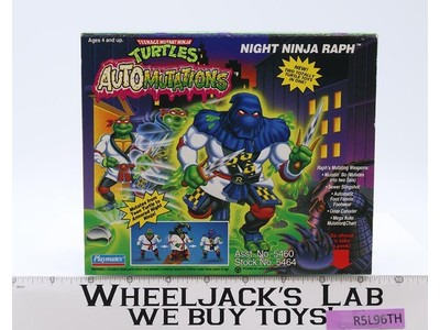 Night Ninja Raph TMNT Auto Mutations 1993 Playmates Figure NEW MISB SEALED