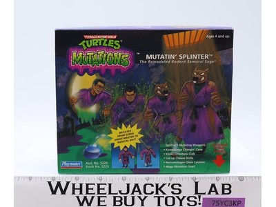 Mutatin' Splinter TMNT Mutations 1992 Playmates Action Figure NEW MISB SEALED