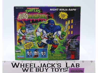 Night Ninja Raph TMNT Auto Mutations 1998 Playmates Figure NEW MISB SEALED