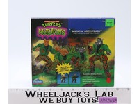 Mutatin' Rocksteady TMNT Mutations 1992 Playmates Action Figure NEW MISB SEALED