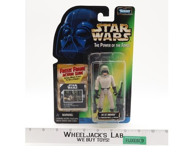 AT-ST Driver Freeze Frame FF Star Wars Power of the Force 1997 Kenner NEW SEALED