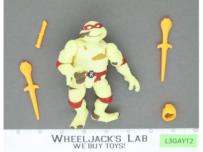 Raph as the Mummy 100% Complete GLOWS Universal Monsters Ninja Turtles TMNT 1993