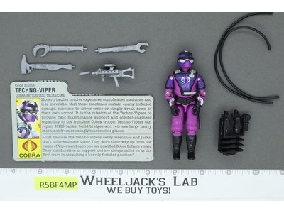 Techno-Viper V1 100% Complete G.I. Joe 1987 Hasbro Vintage Action Figure