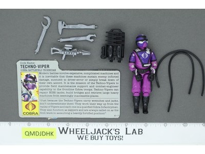 Techno-Viper V1 100% Complete G.I. Joe 1987 Hasbro Vintage Action Figure