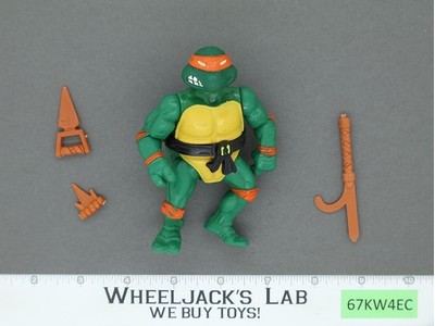 Michaelangelo SOFT HEAD Teenage Mutant Ninja Turtles TMNT 1988 Playmates Vintage