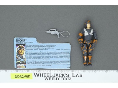 Blocker V1 100% Complete G.I. Joe 1987 Hasbro Vintage Action Figure