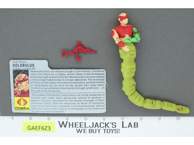 Golobulus V1 100% Complete G.I. Joe 1987 Hasbro Vintage Action Figure