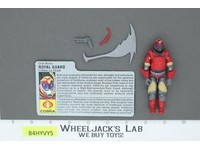 Royal Guard V1 100% Complete G.I. Joe 1987 Hasbro Vintage Action Figure