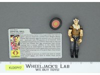 Crystal Ball V1 100% Complete G.I. Joe 1987 Hasbro Vintage Action Figure