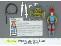 Fast Draw V1 100% Complete G.I. Joe 1987 Hasbro Vintage Action Figure