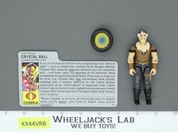 Crystal Ball V1 100% Complete G.I. Joe 1987 Hasbro Vintage Action Figure