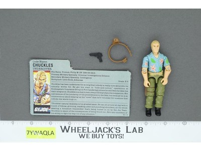 Chuckles V1 100% Complete G.I. Joe 1987 Hasbro Vintage Action Figure