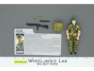 Falcon V1 100% Complete G.I. Joe 1987 Hasbro Vintage Action Figure