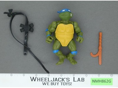 Leonardo SOFT HEAD Teenage Mutant Ninja Turtle TMNT 1988 Playmates Vintage