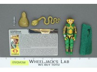 Serpentor V1 100% Complete G.I. Joe 1986 Hasbro Vintage Action Figure