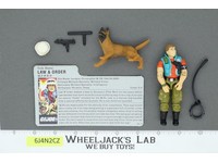 Law & Order V1 100% Complete G.I. Joe 1987 Hasbro Vintage Action Figure